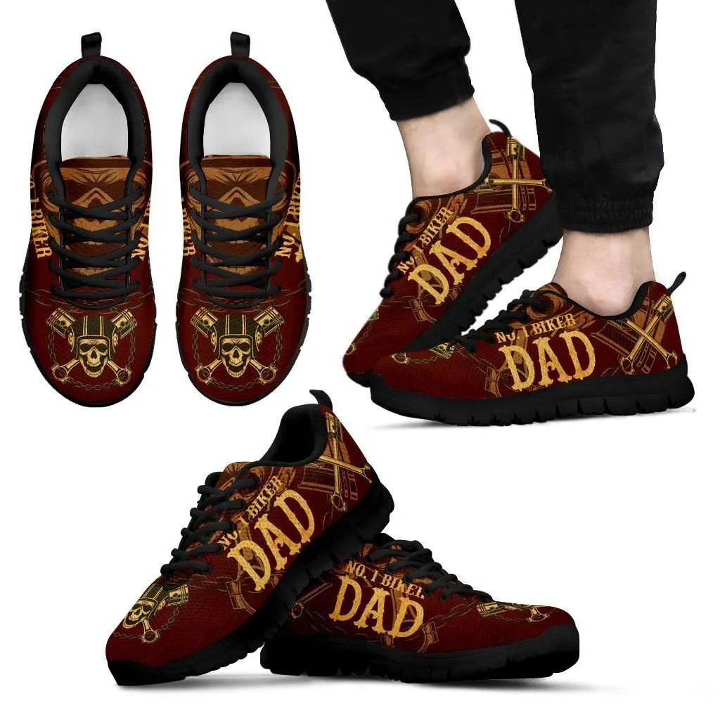 No.1 Biker Dad - Men's Running Shoes (D)