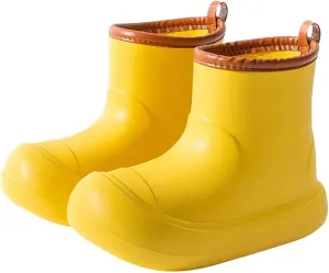 Rain Boots For Kids Waterproo Garden Shoes For Toddler Lightweight Short Solid Platform Rain Boots Kids Rubber Boots