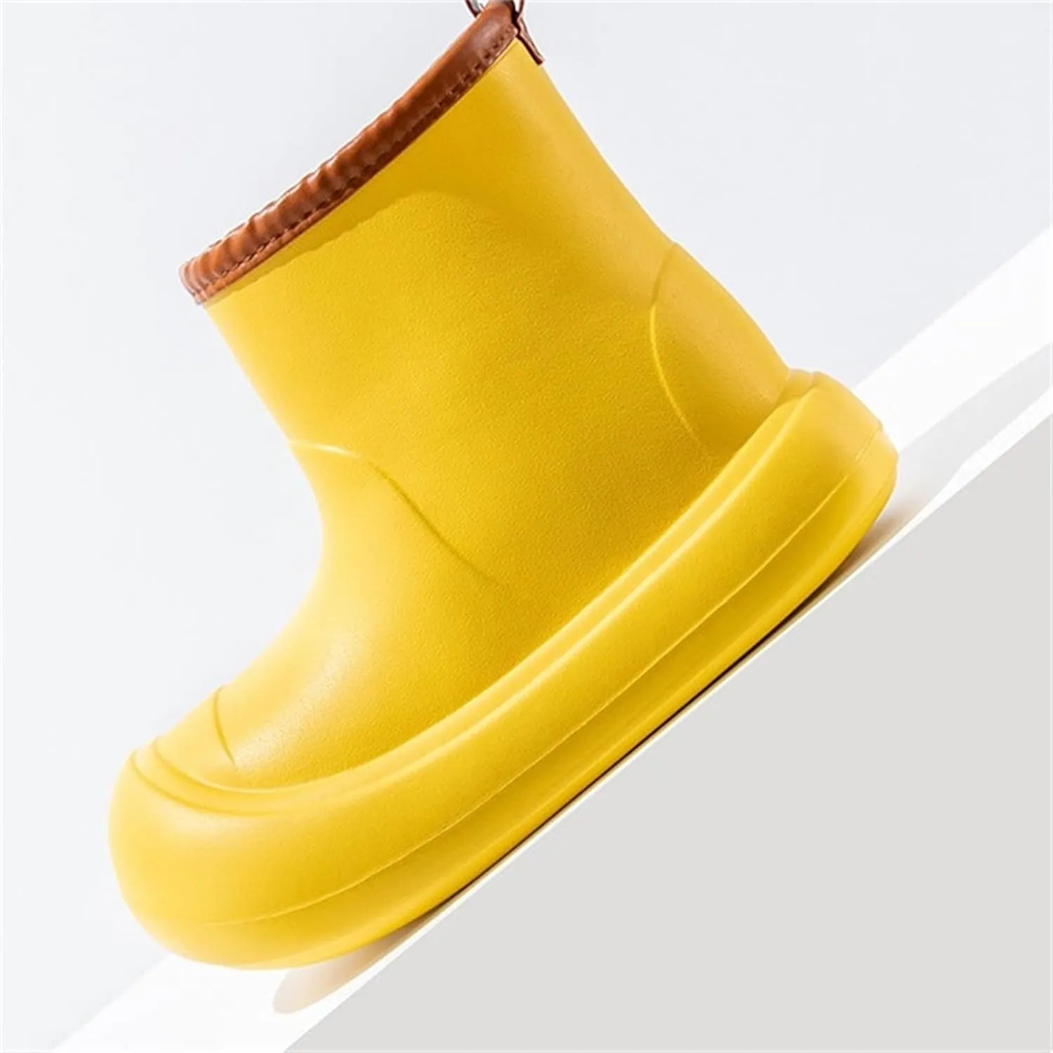 Rain Boots For Kids Waterproo Garden Shoes For Toddler Lightweight Short Solid Platform Rain Boots Kids Rubber Boots