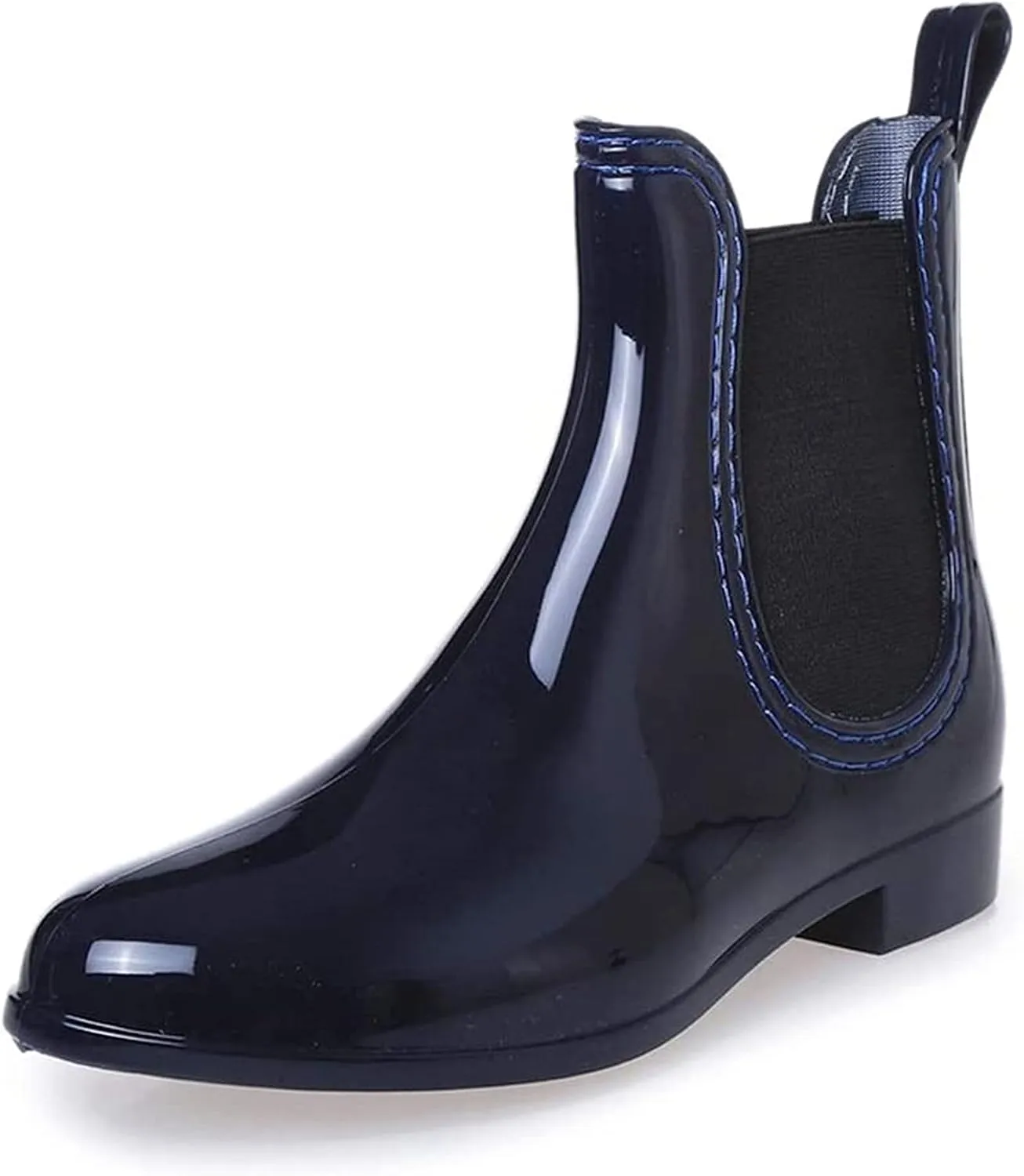rain Boots Women's Ankle Rain Boots Short Garden Shoes Waterproof Non-Slip Rain Boots Antiskid rain Boots (Color : Wine Red Size : 36 EU)