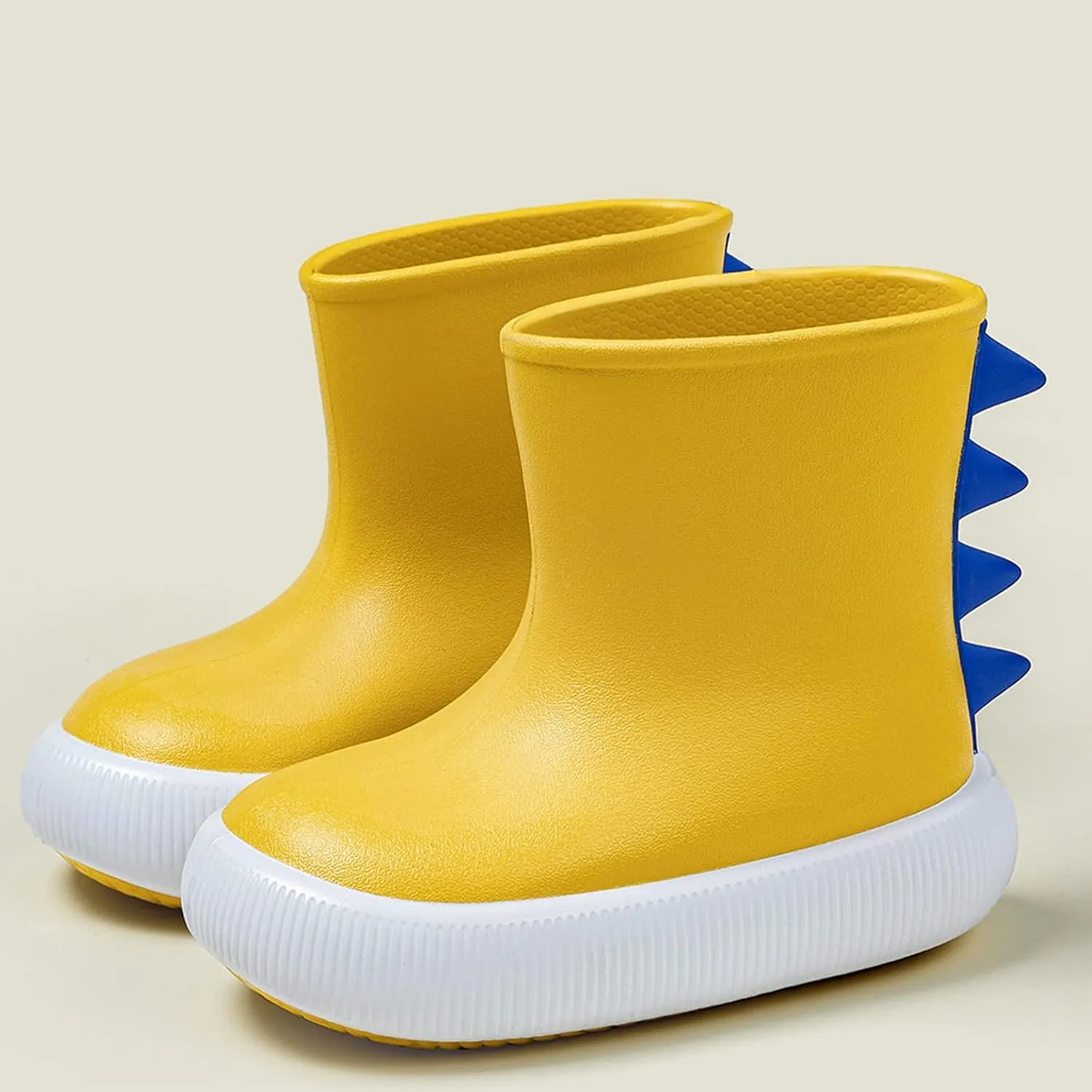 Rainboots Boots Boys Classic Children Rainboots Rubber Children Water Shoes Waterproof Rain Boots (Yellow, 5.5-6 Years)