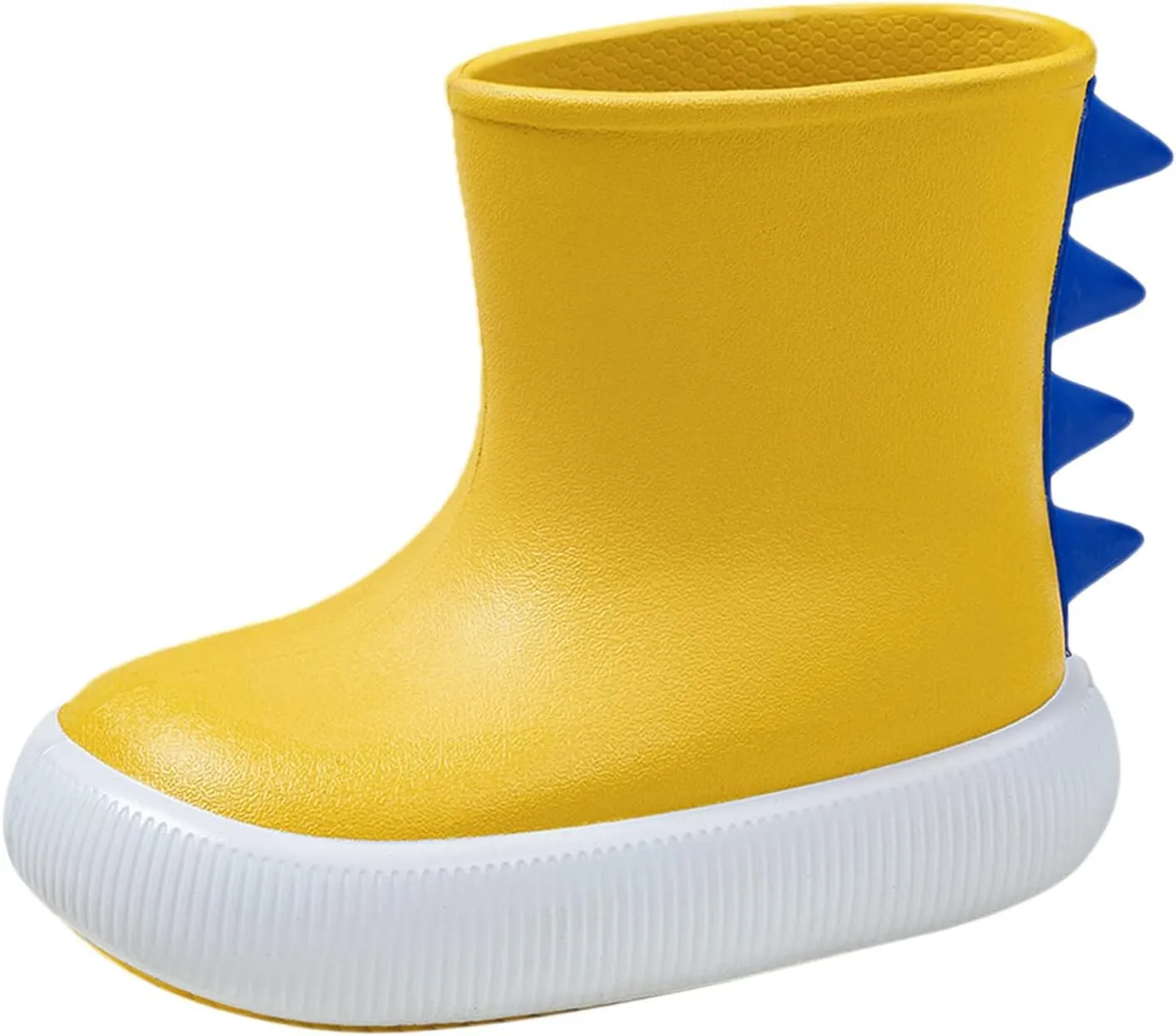 Rainboots Boots Boys Classic Children Rainboots Rubber Children Water Shoes Waterproof Rain Boots (Yellow, 5.5-6 Years)