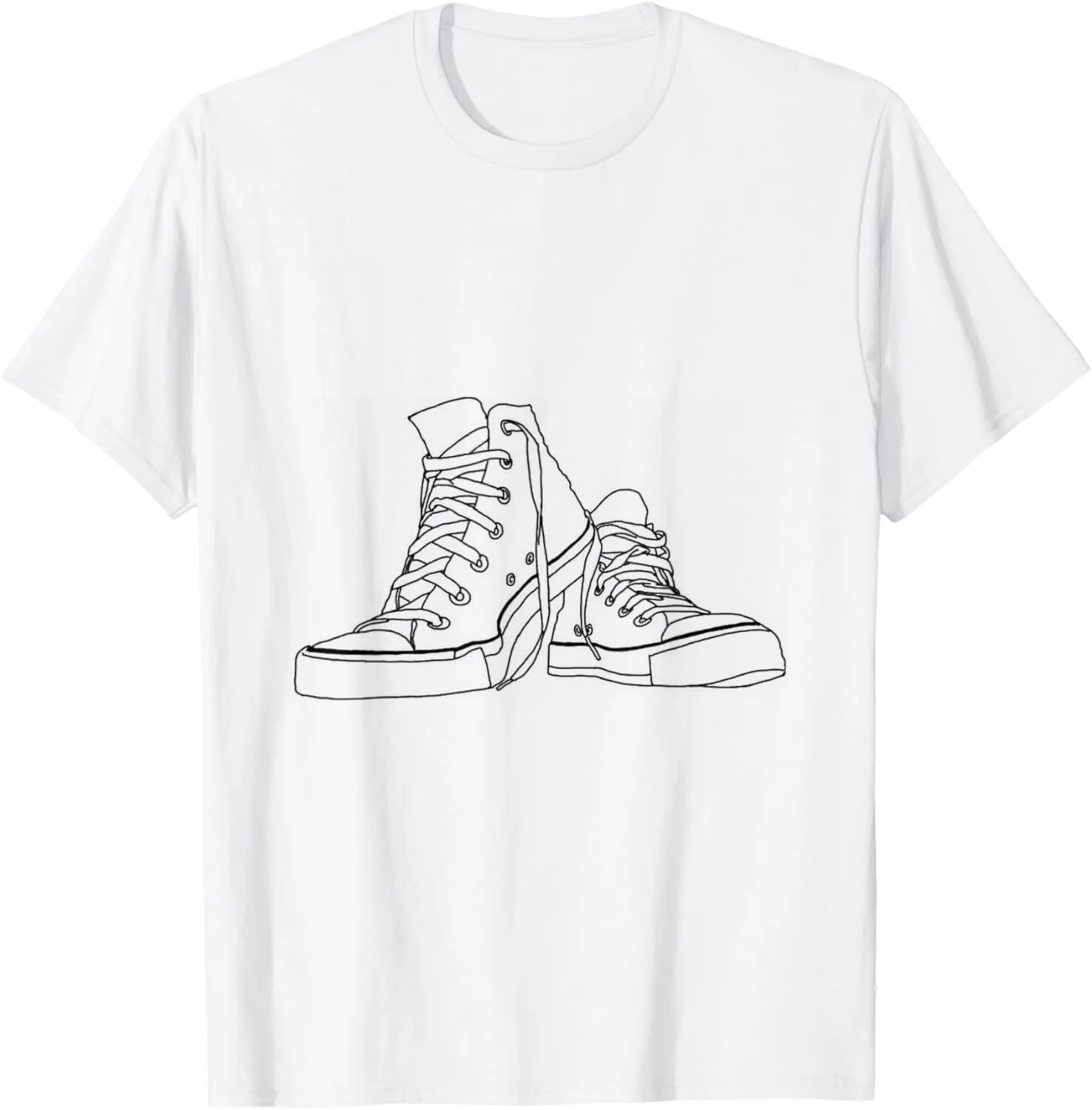 Retro Air Basketball Shoe Chuck Style T-Shirt, Hoodie Print T-Shirt