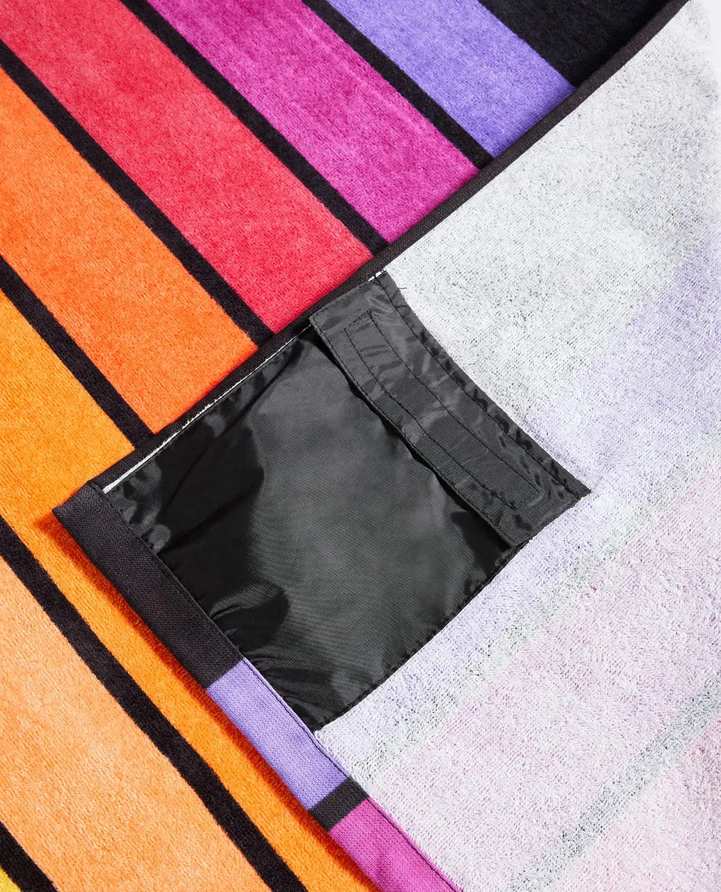 Rip Curl Men's Sunstash Beach Towel Black 013MTO-0090