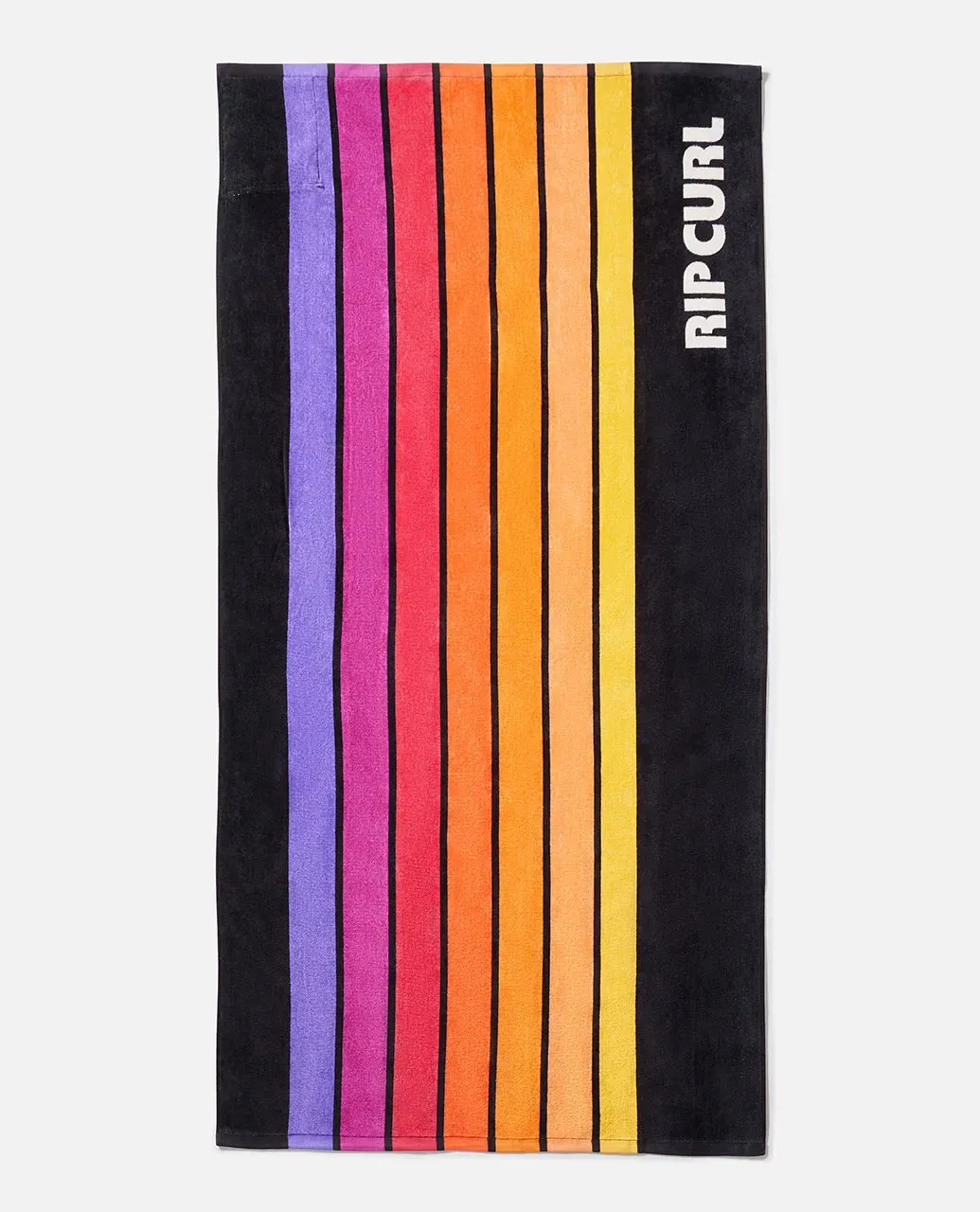 Rip Curl Men's Sunstash Beach Towel Black 013MTO-0090