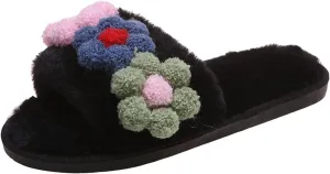 SBGMoSJ Indoor House Slippers for Guests Mens Slipper Booties Memory Foam House Slippers Spa Slippers for Women Rubber Christmas Garland Gifts for Women 2023