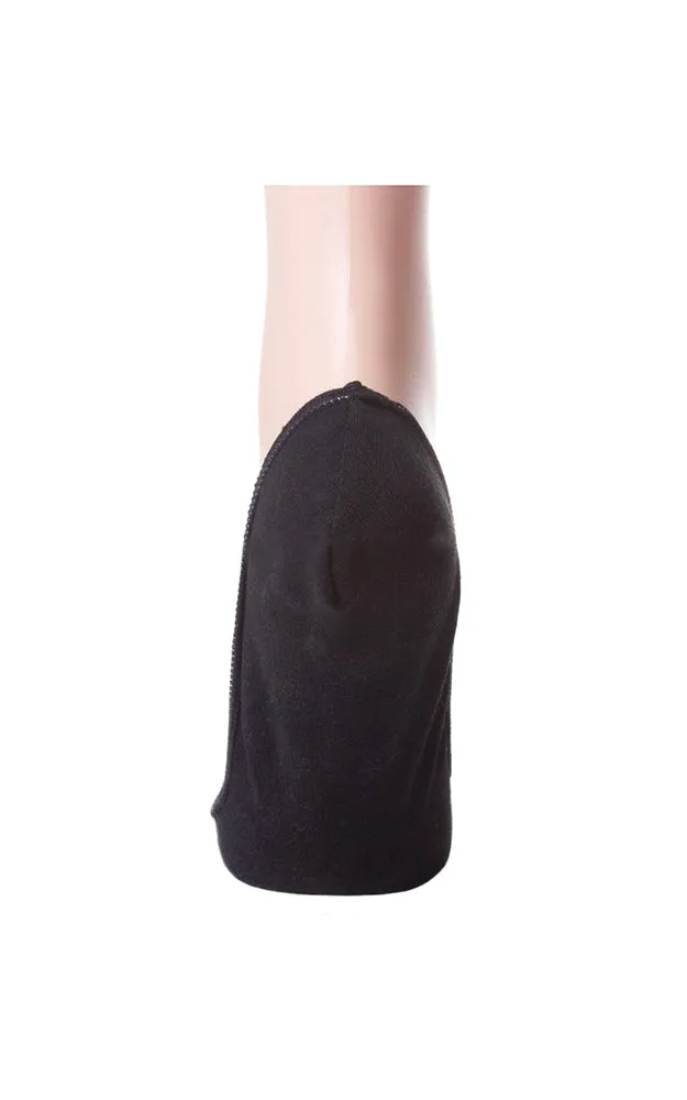 SC008 Solid Stretch Ankle Socks with Lace Trim (12prs Pack)