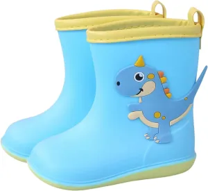 sfdgfhyf Toddler Rain Boots ??aterproof, Baby Kids Short Rubber Rain Shoes Lightweight for Boys Girls Small Children Baby