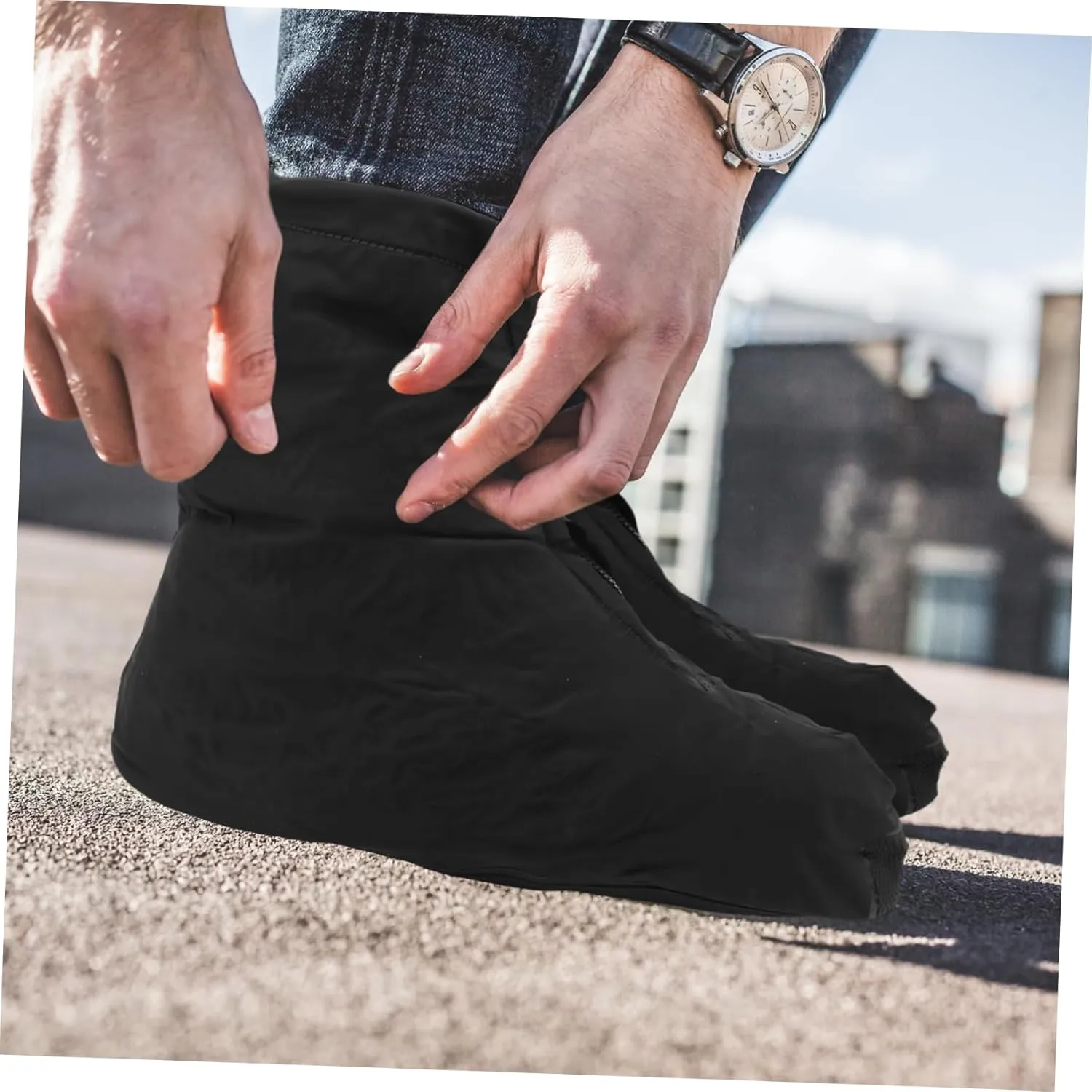 Shoe Cover Waterproof Boot Shoe Protector Covers Classic Rain Boot Winter Overshoes Clear Rain Shoes