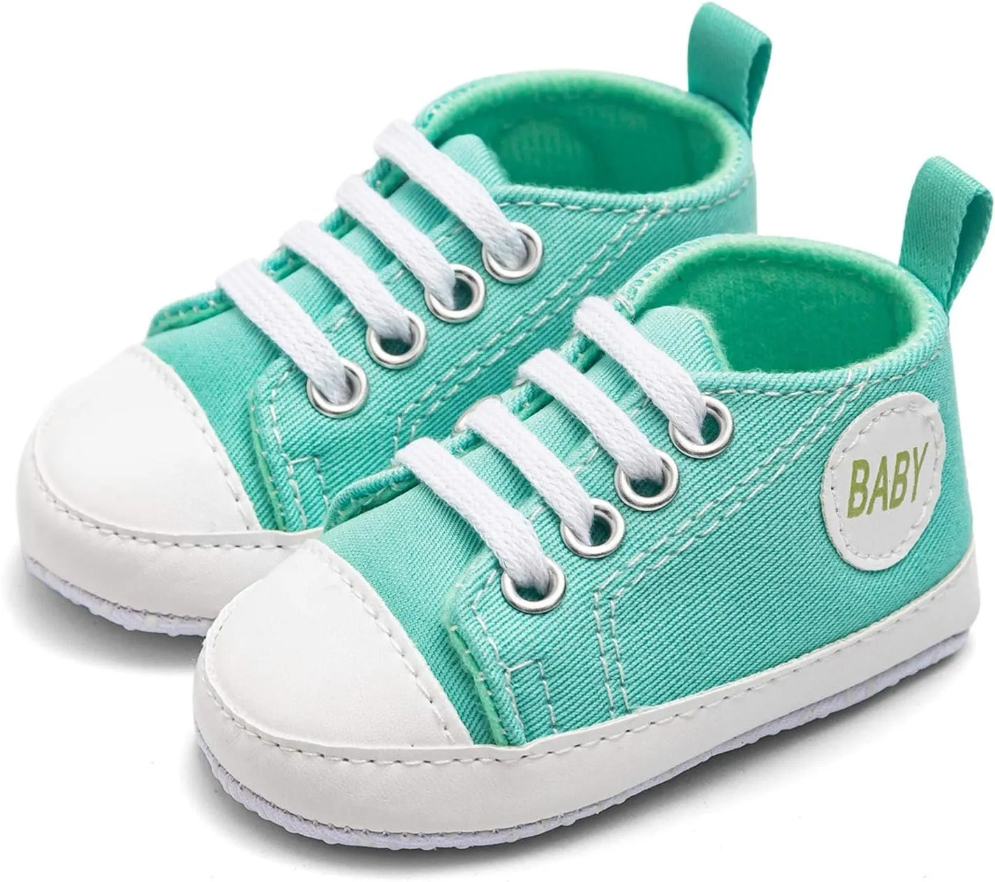 Shoes Soft Baby Shoes Indoor Toddler Sole 0-1 Year 9 Available Colors Old Baby Baby Sneakers 4t (Mint Green, 0-3 Months)
