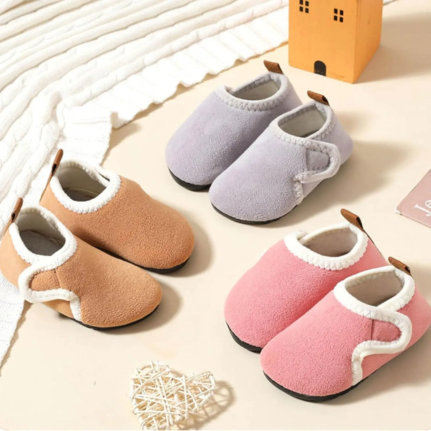 Slippers for Girls Size 12 Kids Slippers Girls Boys Slippers Cotton Comfy House Slippers Little Girl Slipper Boots