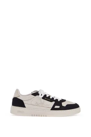 sneaker dice lo beige and black in leather and suede with recycled materials F1697004 BEIGE BLACK