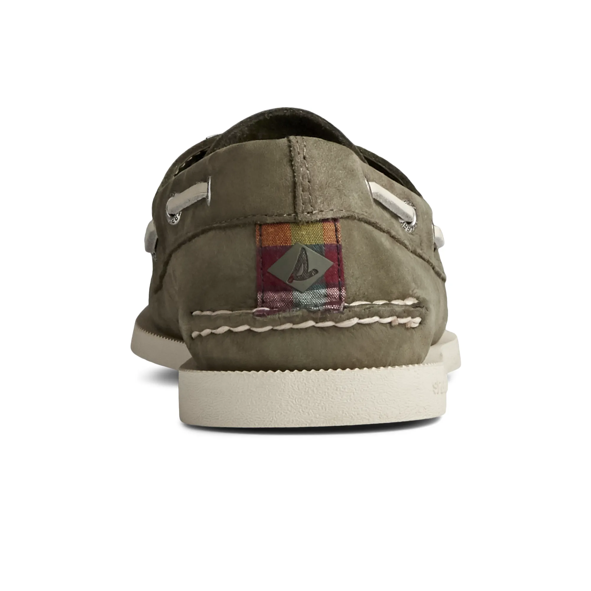 Sperry Men's Top-Sider Authentic Original 2-Eye Surf Boat Shoe / Olive Nubuck (STS22797)