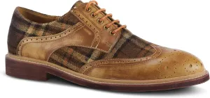 Spring Step L'Artiste Men's Thavo-Plaid Oxford Shoes Shoes