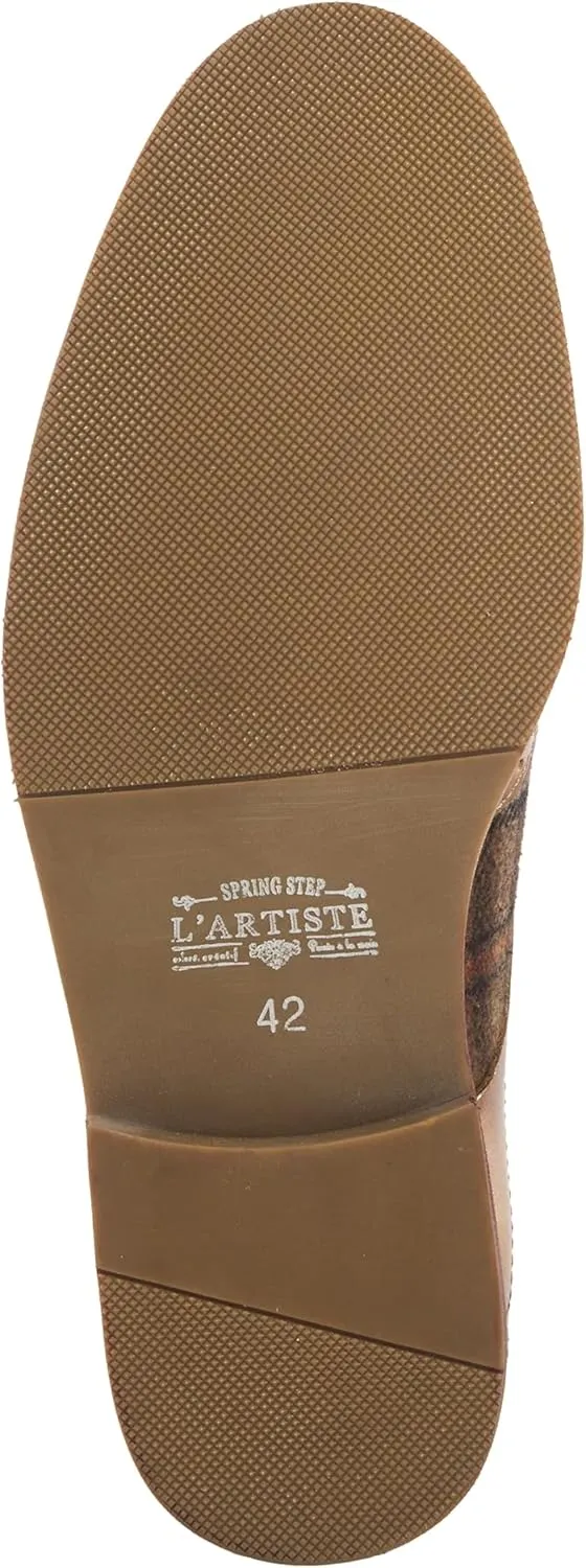 Spring Step L'Artiste Men's Thavo-Plaid Oxford Shoes Shoes