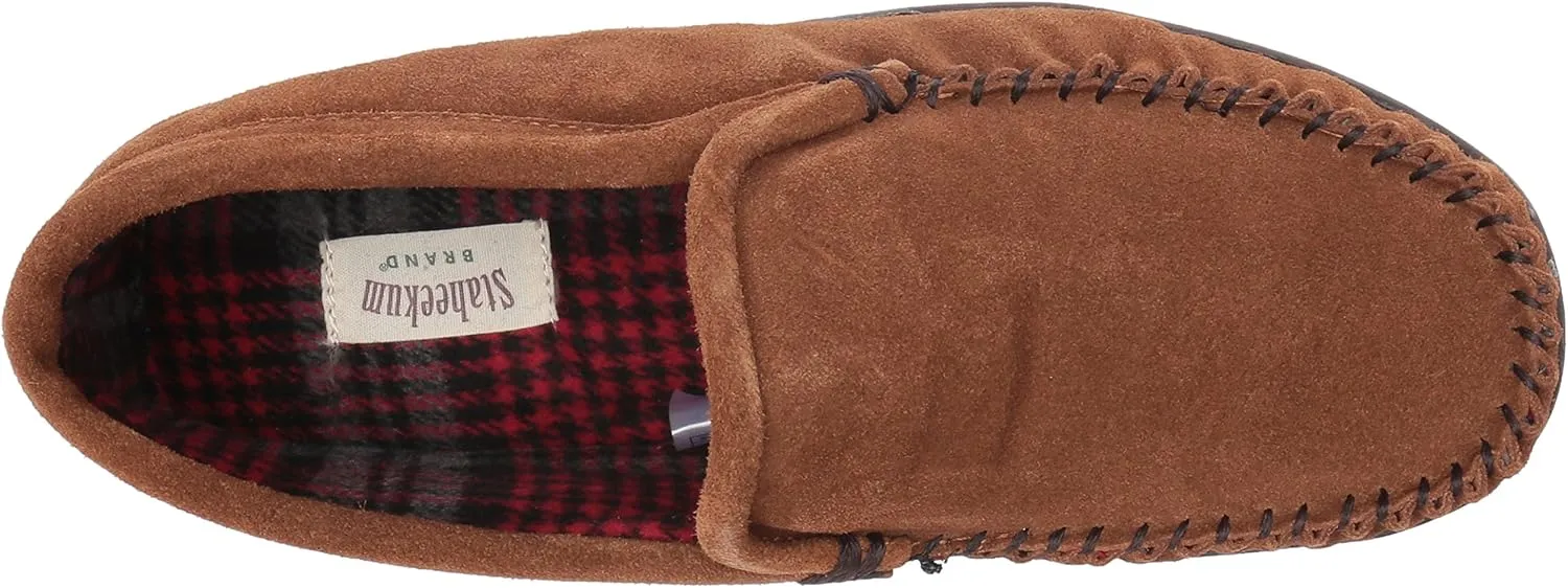 Staheekum mens Flannel Lined Slipper