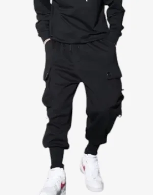 Stealth Mode Cyber Joggers - Loose Harem Pants Men Cargo Trousers Hip Hop  Ankle Length Pant Fashion Streetwear Pocket Sweatpants