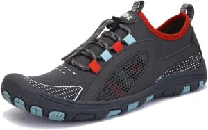Summer Quick-Dry Hiking Water Shoes,Casual Beach Barefoot Shoes Men,Comfy Breathable Slip Resistant Cycling Shoes,Unisex,for Mountaineering/Walking/Camping