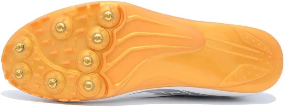 THESTRON Track Shoes Spikes Mens Womens Distance Running Sneakers Athletic Sprinting Track and Field Racing Shoes with Spikes Boys Girls ??