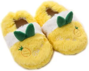 Toddler Boys Slippers Cartoon Cute Animals Plush Warm Home Shoes Girls Bedroom Slippers Non Slipper Indoor Slipper
