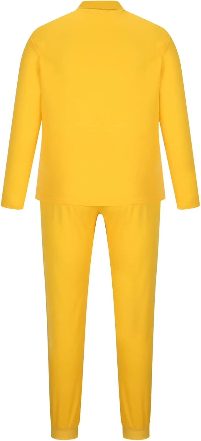 tuduoms Men's 2 Piece Tracksuits Gym Workout Outfits Casual Long Sleeve Zip Polo Sweatsuits Set Running Jogging Suit for Men