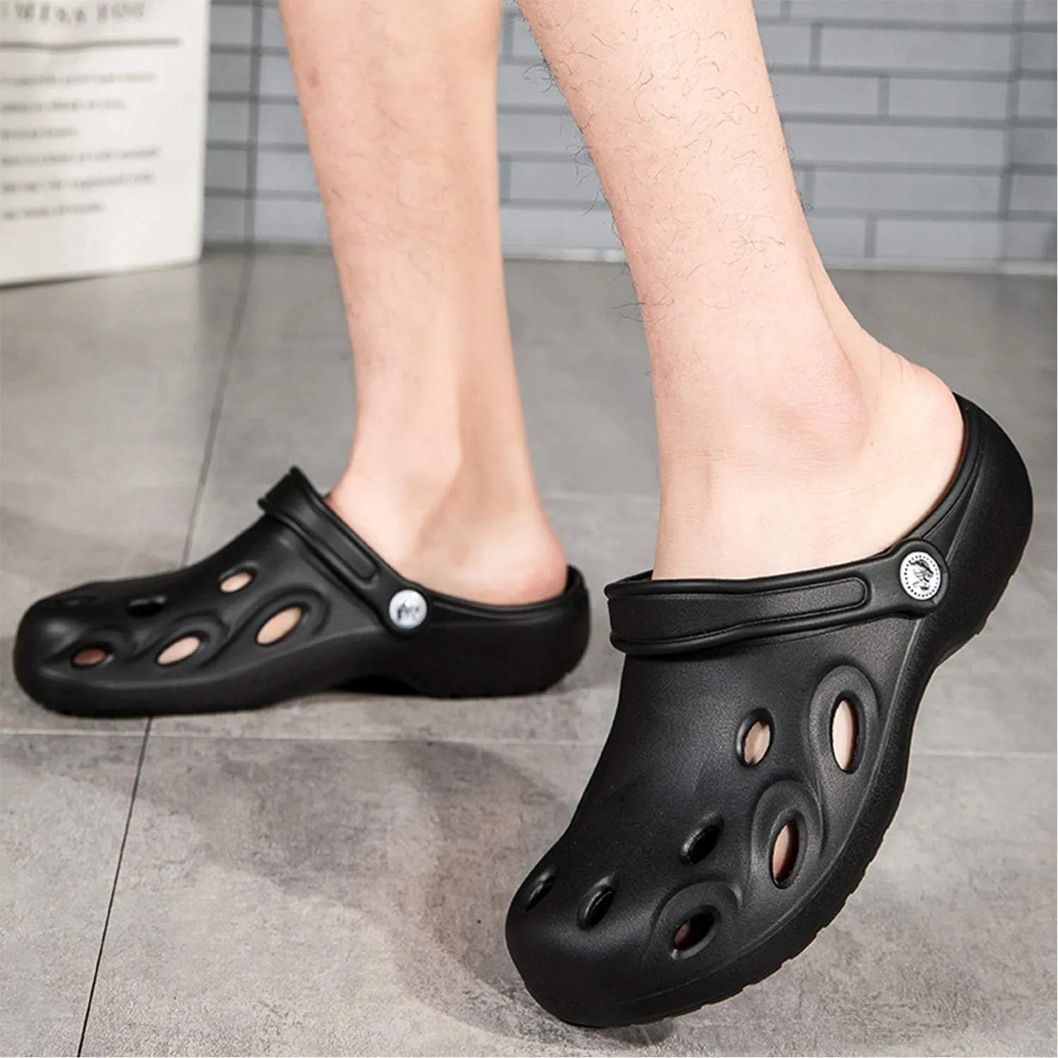 Unisex-Adult Classic Clog Lightweight Non-Slip Garden Clogs Mules Quick-Drying Sandals for Men Women