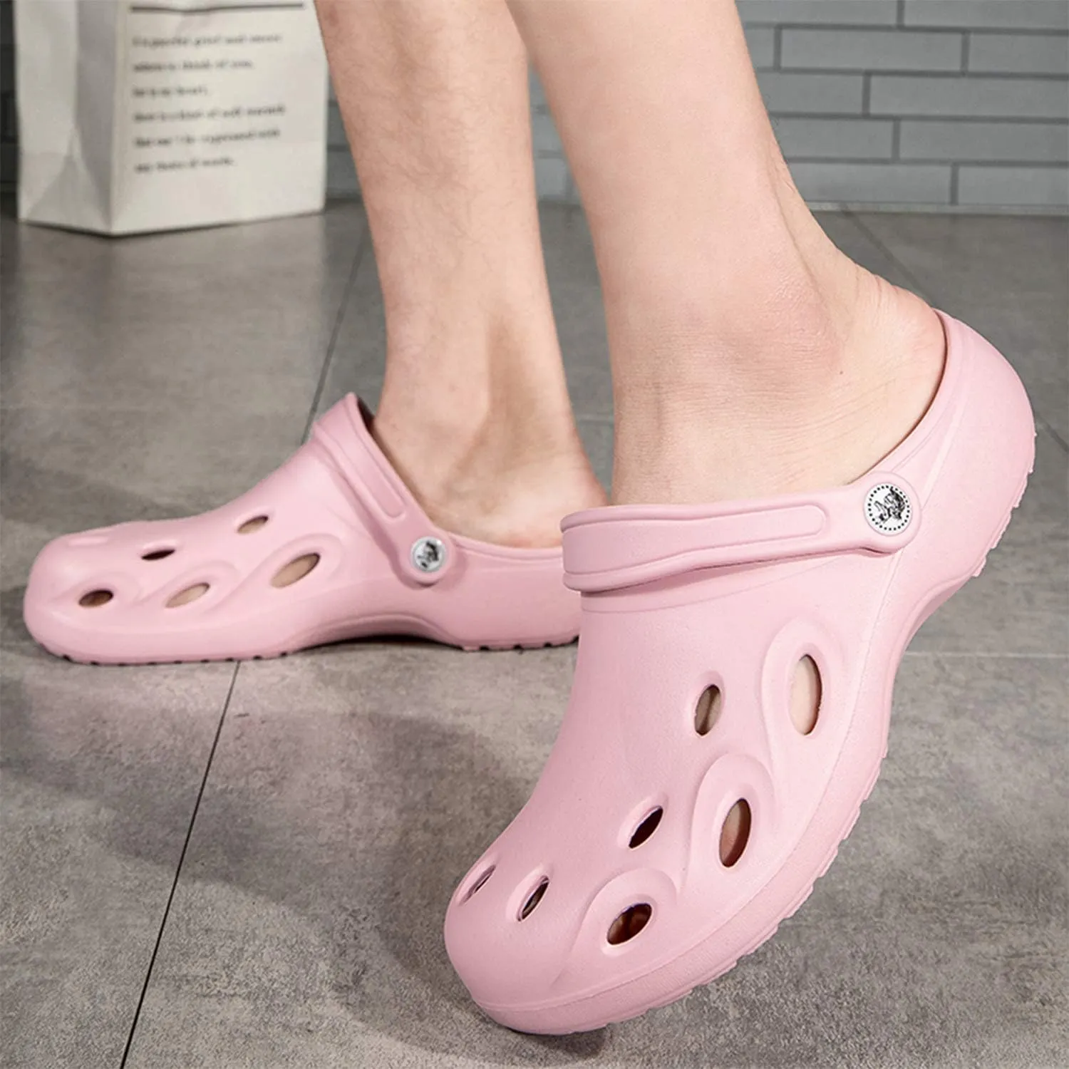Unisex-Adult Classic Clog Lightweight Non-Slip Garden Clogs Mules Quick-Drying Sandals for Men Women