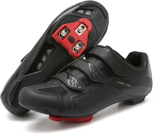 Unisex Cycling Shoes Compatible with pelaton Indoor Road Bike Shoes Mountain Bike Shoes for Men and Women Delta Cleats Clip Outdoor Pedal Bicycle Shoes MTB Shoes for Men