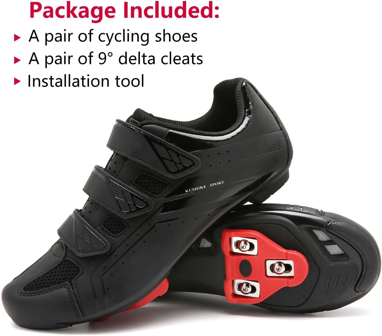 Unisex Cycling Shoes Compatible with pelaton Indoor Road Bike Shoes Mountain Bike Shoes for Men and Women Delta Cleats Clip Outdoor Pedal Bicycle Shoes MTB Shoes for Men