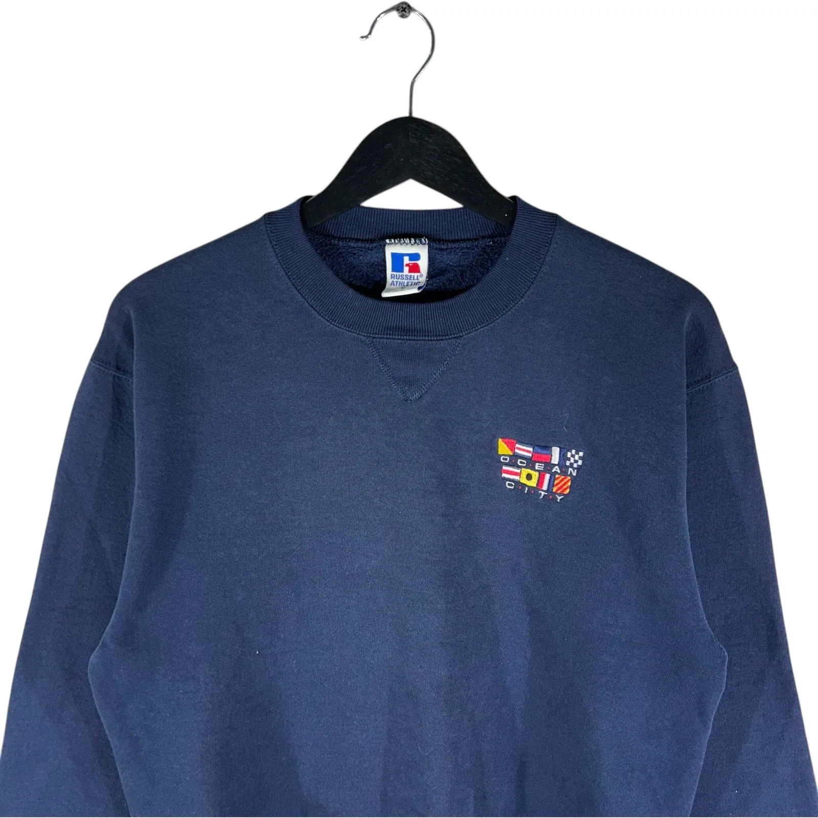 Vintage Russell Athletic Ocean City Mini Spellout Crewneck