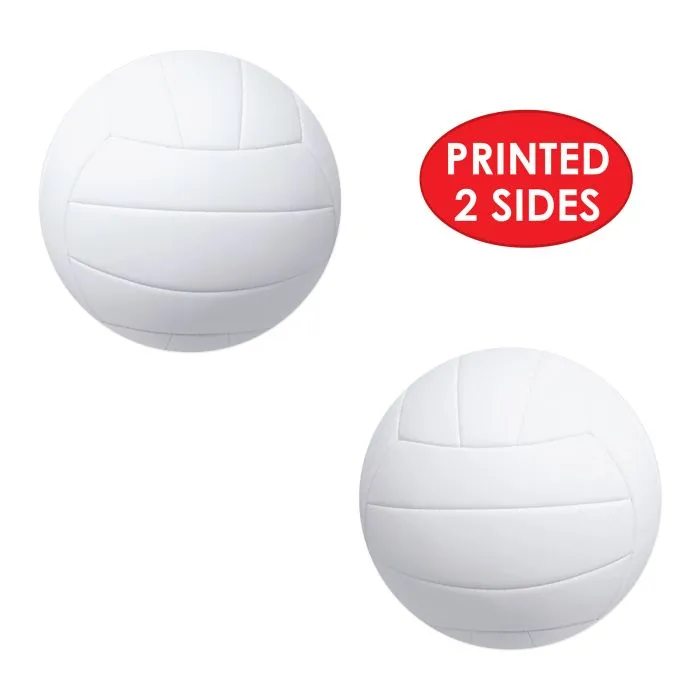 Volleyball Cutout Decorations (20 per package)