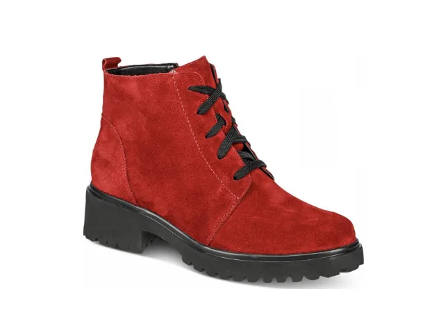 Waldlaufer Women's H-Luise Red Nubuck