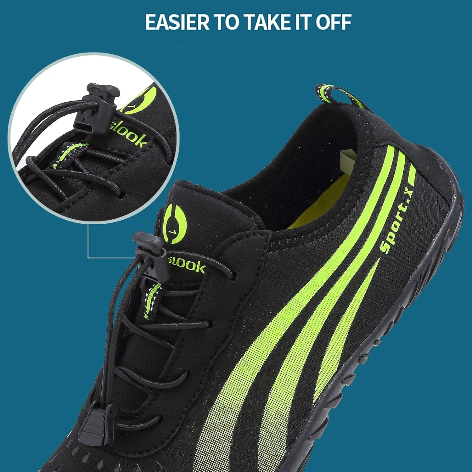 Water Shoes Men Women Sports Quick-Dry Aqua Shoes Swim Beach Shoes Barefoot for Hiking Boating Fishing Cycling Yoga