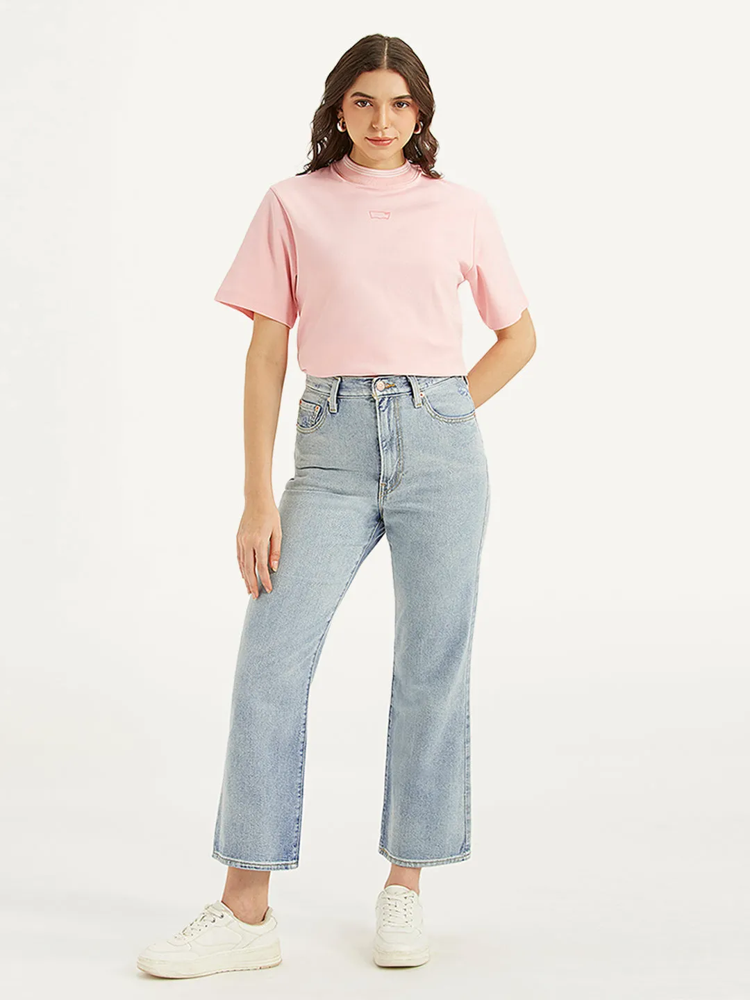 Women's High Rise Ribcage Bootcut Light Blue Jeans