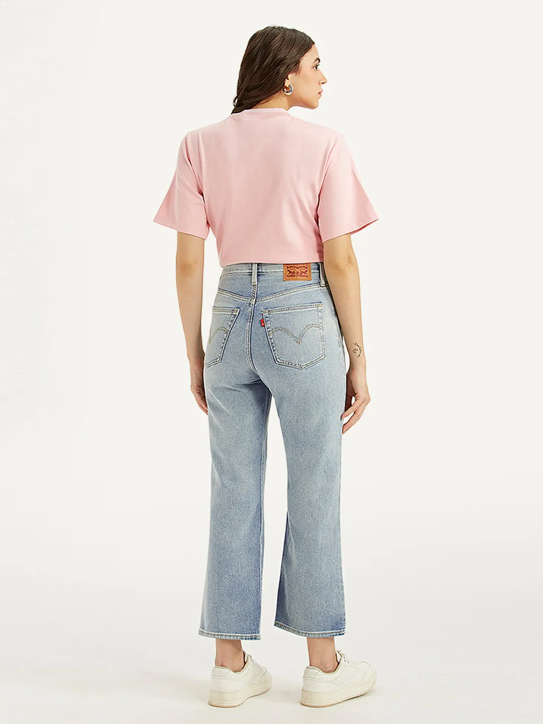 Women's High Rise Ribcage Bootcut Light Blue Jeans