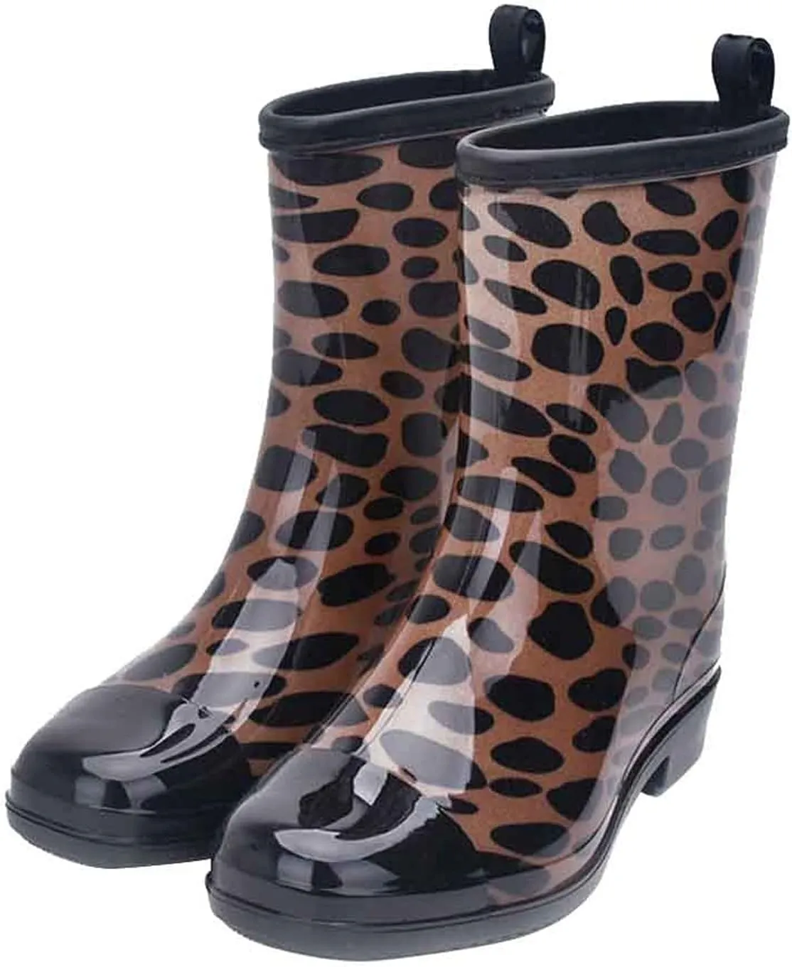 Womens Rain Boots Knee High Mens Grounded Footwear Booties And Ankle Boot Heels Slip On Barefoot Shoes Womens Rain Boots Waterproof Platform Rubber Chelsea Boots
