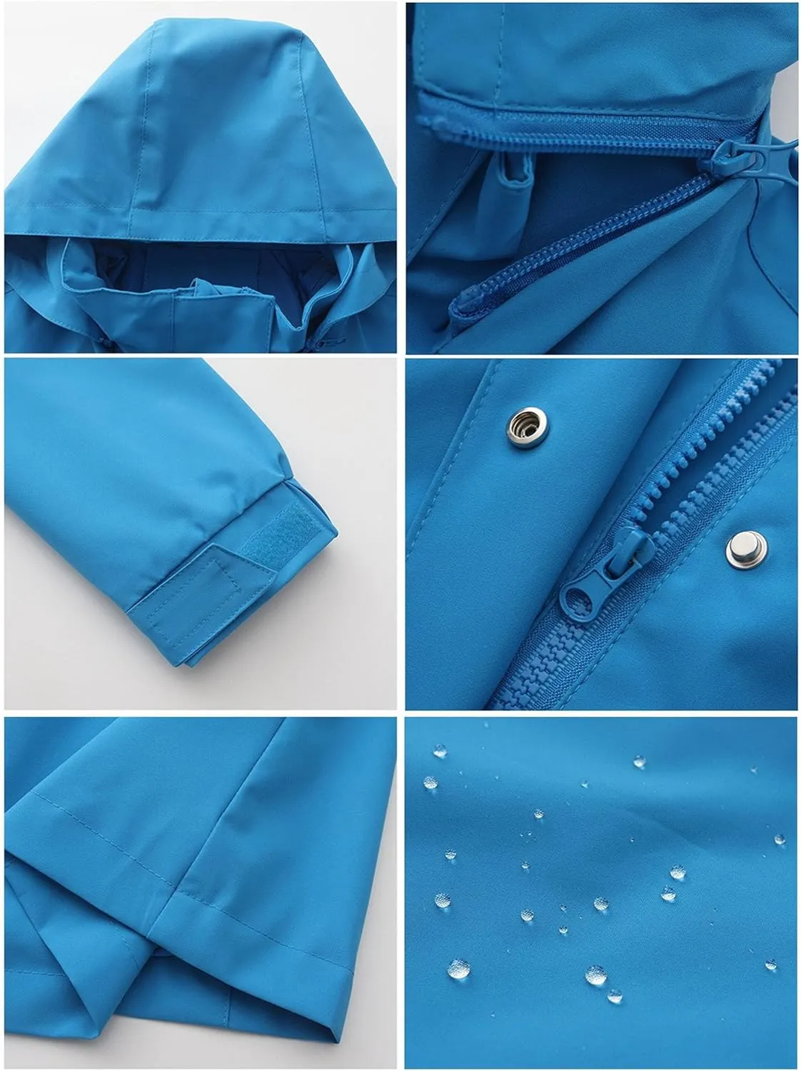 Womens Rain Coats Waterproof With Hood Lightweight Jackets Portable Cycling Clothing Outdoor Hiking Windproof Coats