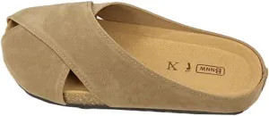Womens Suede Comfort Slip-On Mules Arch Support House Slippers Casual Indoor Outdoor Sandals Potato Shoes 2025