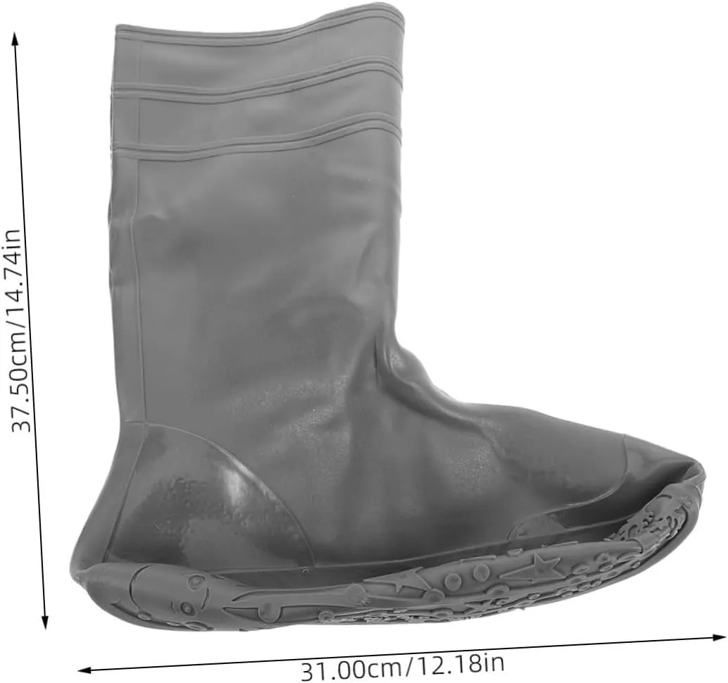 Zerodeko Rain Boot Cover for Women Men Overshoes for Hiking Cycling Anti-slip and Waterproof Protector